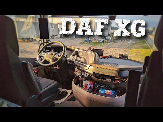 POV. New DAF XG INTERIOR.