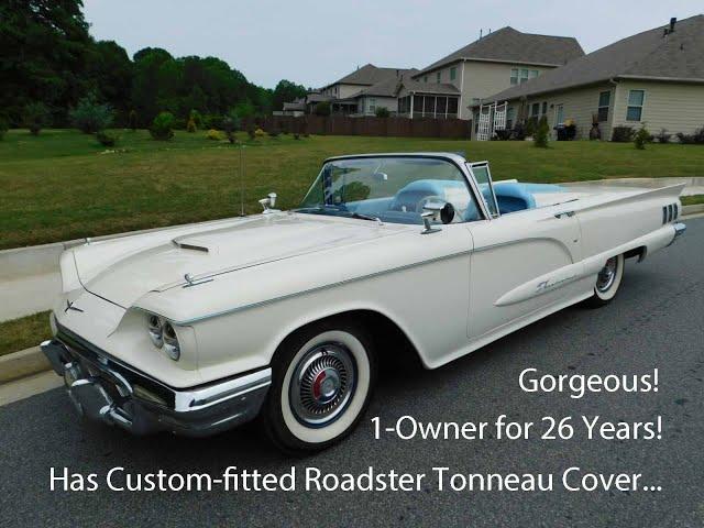 1960 THUNDERBIRD CONVERTIBLE ROADSTER - PART 1 FOR SALE!