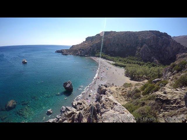 Crete's Best Beaches Greece - Preveli Beach, Palm Beach - Secret Hidden Beaches on Crete