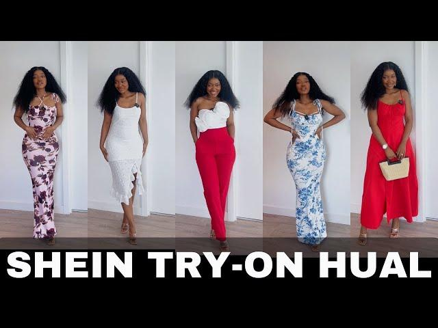 SHEIN SUMMER TRY-ON HAUL | DRESSES, TOPS AND CUTE SETS | VACATION OUTFITS ON A BUDGET |