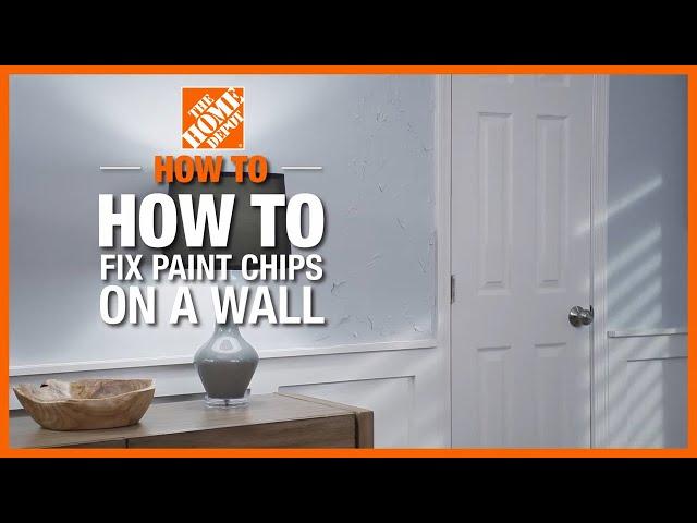 How to Fix Paint Chips on a Wall | The Home Depot