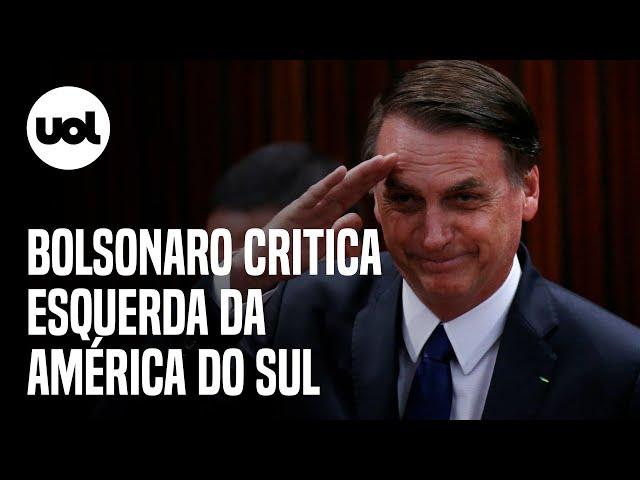 Bolsonaro fala em “trenzinho” da esquerda na América do Sul: 'Penúltimo vagão está sendo a Colômbia'