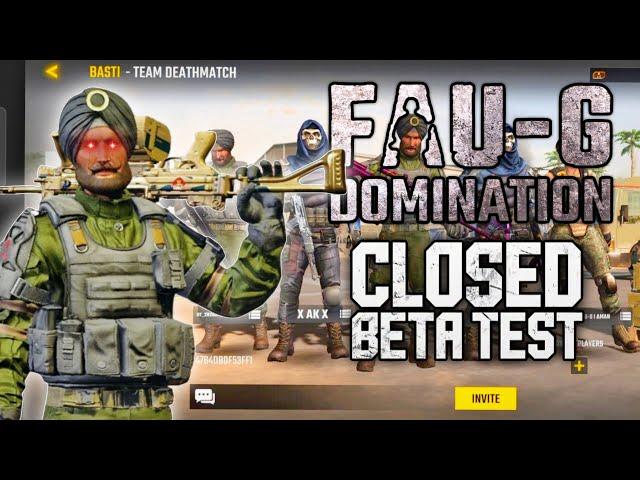 FAUG Domination | FAUG Domination Gameplay | FAUG Domination Game closed beta | fauji game