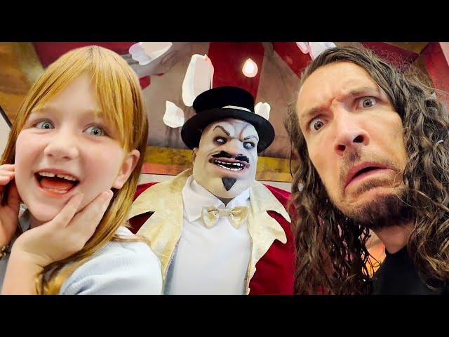 inside BEST STAY EVER HOUSE for Adley's Digital Garage Sale & our new Dracula Dad A for Adley video