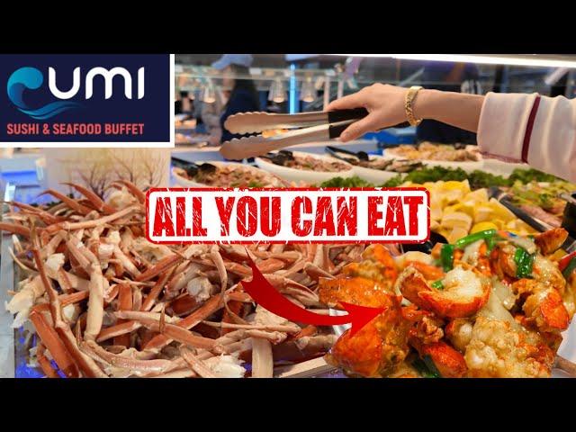 $39/person for All You Can Eat LOBSTERS, Snow Crab Legs, Ramen & More @ Umi Sushi & Seafood Buffet