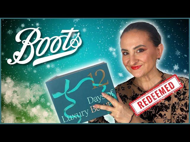 BOOTS 12 DAYS OF LUXURY BEAUTY ADVENT CALENDAR UNBOXING 2024