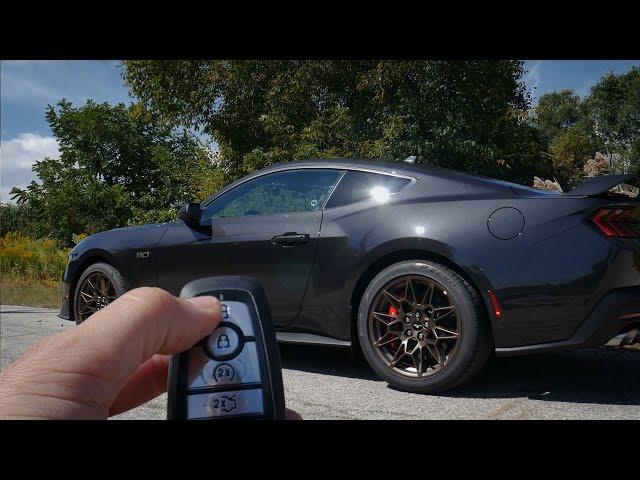 Remote Rev and Keyfob tricks in the Ford Mustang (2024 model)