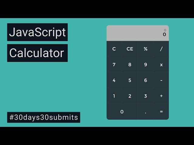 Build A Simple Calculator With JavaScript | Mini Project For Beginners