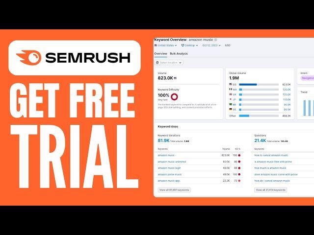 How to Get Semrush Free Trial (2025)