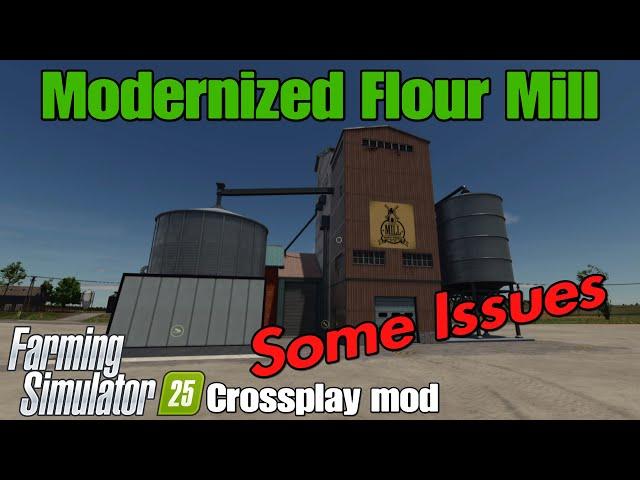 Modernized Flour Mill / FS25 Crossplay mod