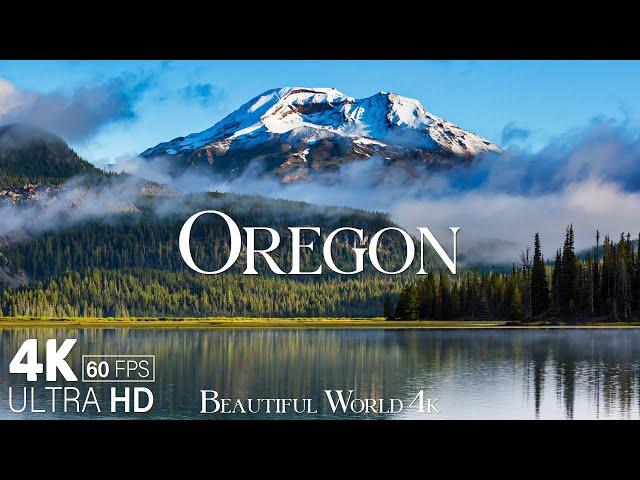 Oregon 4K Scenic Relaxation Film - Inspiring Piano Music - Wonderful Nature