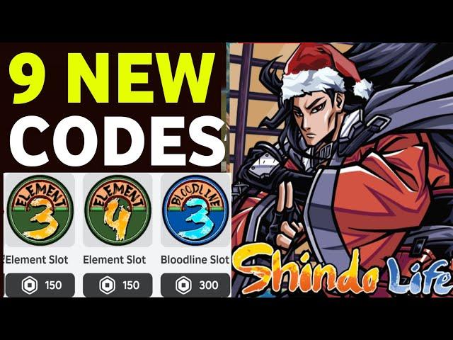 JANUARYSHINDO LIFE CODES FOR SPINS 2025 - ROBLOX SHINDO LIFE CODES