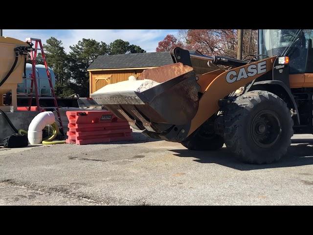 Crews Preparing Brine Mixture