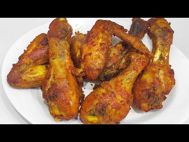 RESEP AYAM GORENG BUMBU KUNYIT MERESAP SAMPAI KE TULANG