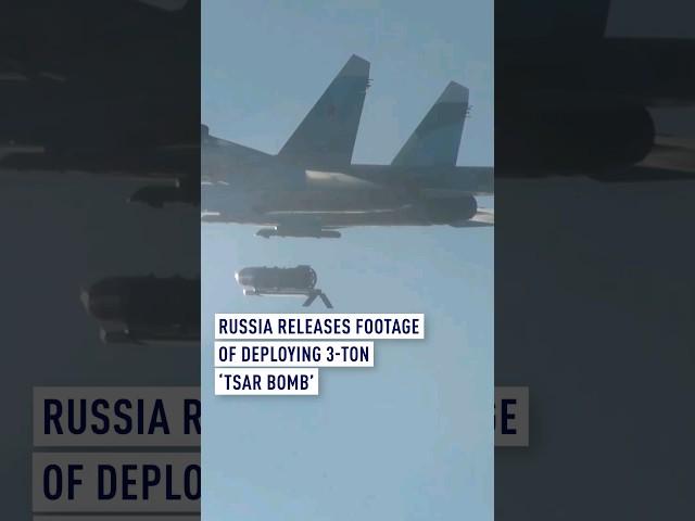 Russia releases footage of 3-Ton 'Tsar Bomb' in Ukraine front