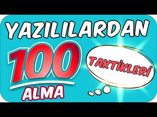 YAZILIDAN 100 ALMANIN YOLU BU VİDEODA! (Kopyaya Gerek Yok!)