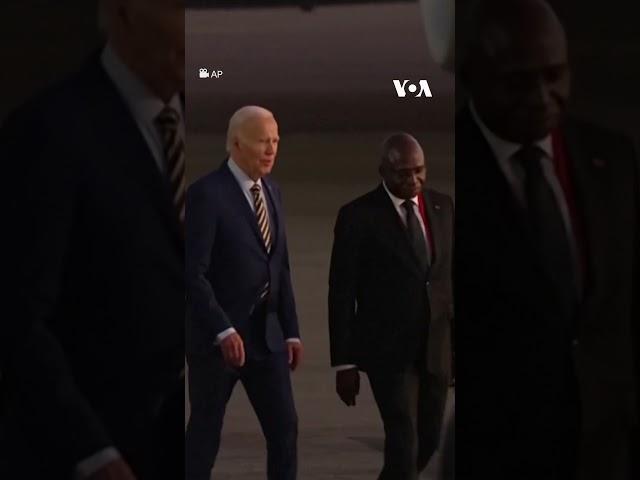 Biden makes historic first visit by US president to Angola | VOA News #shorts