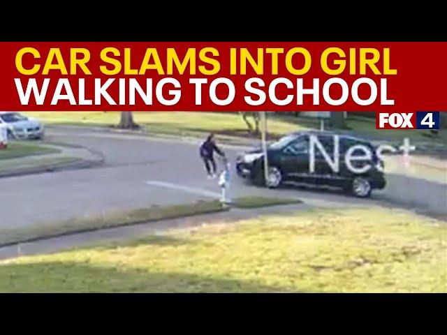 Driver speeds off after hitting Plano 12-year-old walking to school