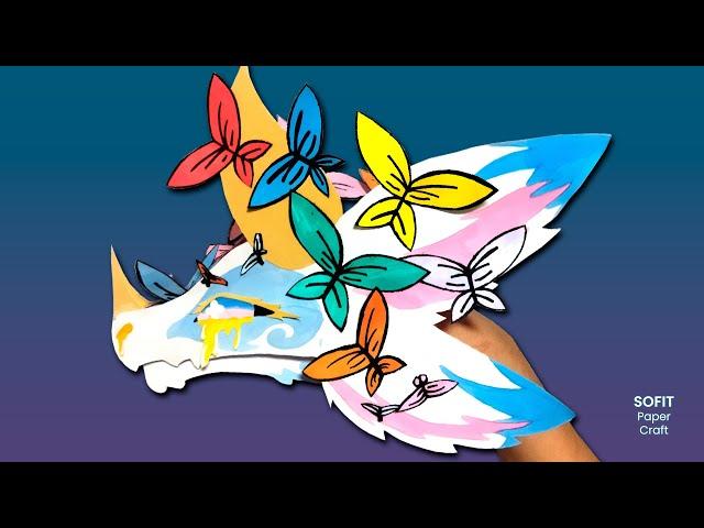 How to make a paper Paradise Dragon. DIY Sofit PaperCraft