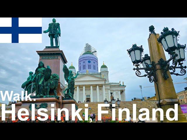 Walk Here: Helsinki, Finland 2024 in 4K UHD 60fps