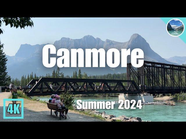 Walking Through Charming Canmore Part 1  Summer 2024