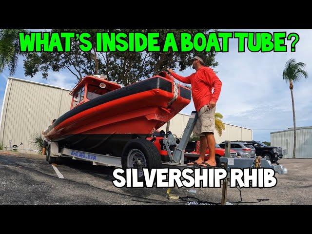 Replacing Old Worn Out Silvership Rigid Inflatable Boat Sheaths for Tubes. The Inside & How To