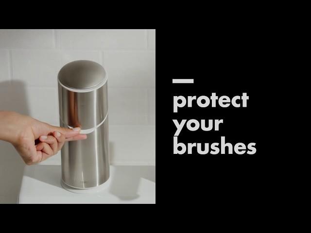 OXO Stainless Steel Toothbrush Holder