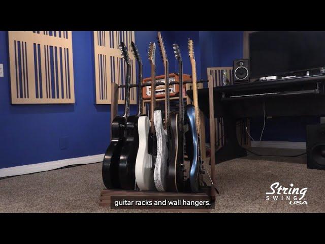 Sean Pierce Johnson upgrading his guitar room with String Swing