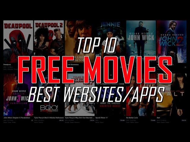 Top 10 Best FREE MOVIE WEBSITES to Watch Online!