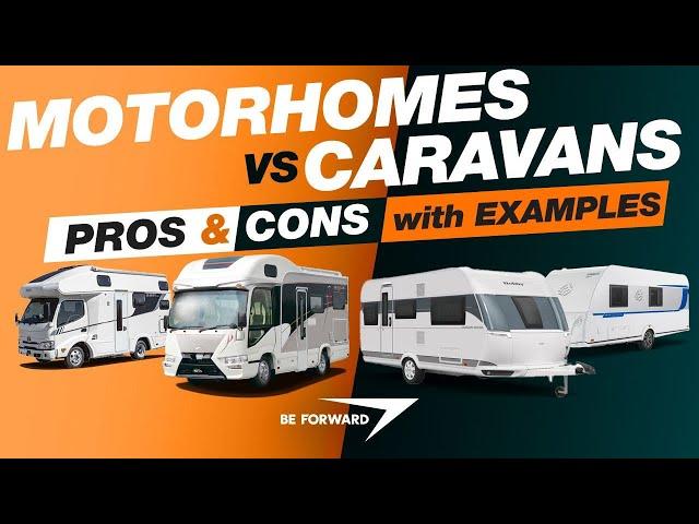 Campervan vs. Caravan - guide - pros & cons