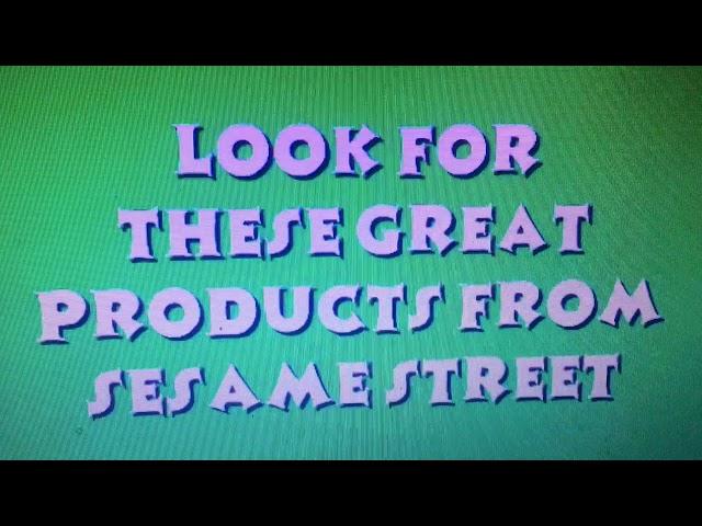 Look For These Great Products From Sesame Street (Original Song Source, 1997-98, 2000)