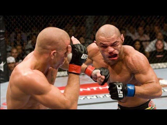 George St Pierre vs Thiago Alves Highlights