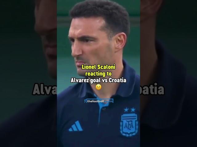 Lionel Scaloni reaction after Argentina's goals & after they won the World Cup ️ #football #viral