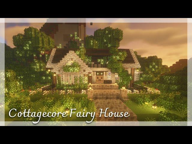 [Minecraft]  Cottagecore Fairy House Tutorial / Mizuno's 16 Craft