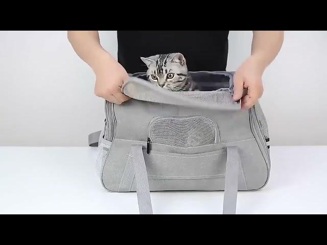 Soft Portable Breathable Foldable Pet Dog Cat Carrier Bag