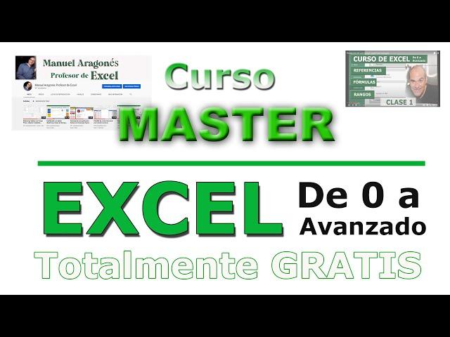 Curso Master de #EXCEL desde 0 2022