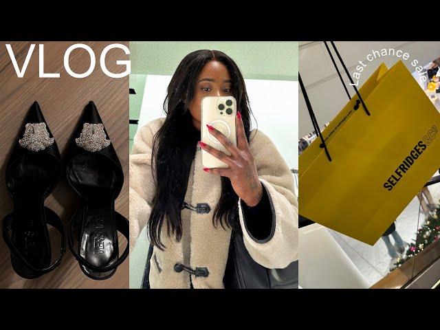 LONDON LUXURY SHOPPING Inside Selfridges Sale, Celine,Jacquemus,goyard, Manolo,YSL,Givenchy,