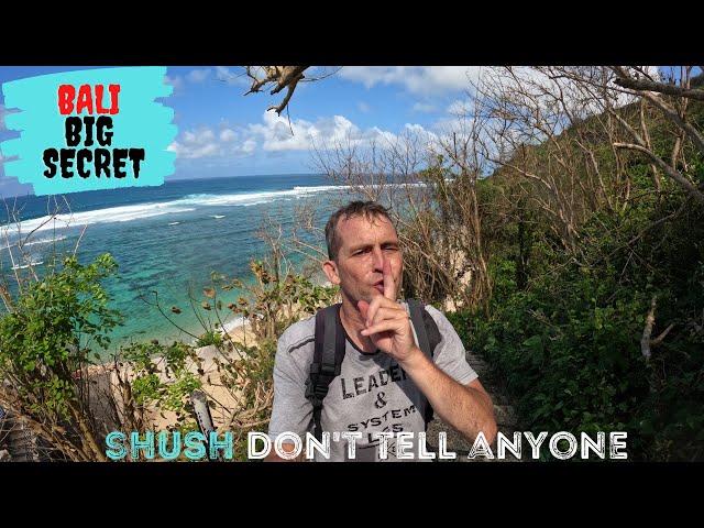 Shush Don't Tell Anyone Bali Secret Beach