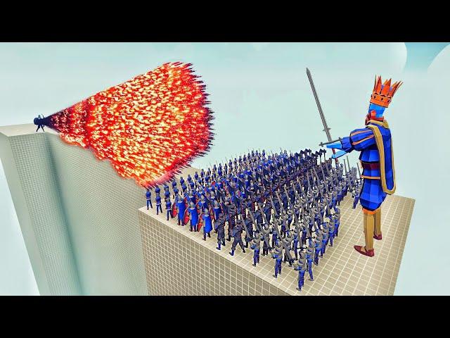 100x MEDIEVAL ARMY vs EVERY GOD - Totally Accurate Battle Simulator TABS