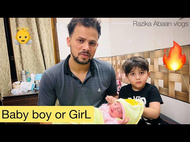 Baby boy or baby girl | Face Reveal | Razika Abaan official