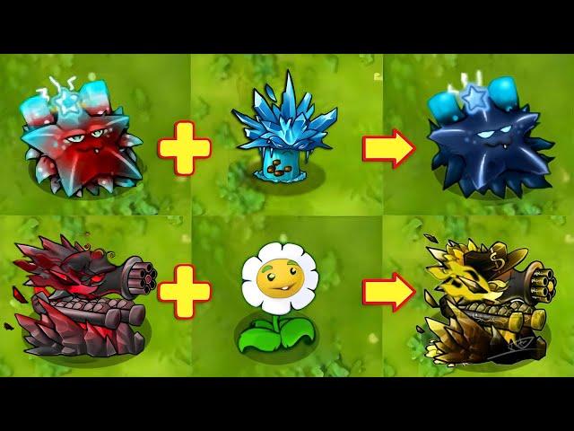 PVZ 1 Fusion 2.3 Challenge New Plants - 1 All Plants Fusion VS 400 Obsidian Gargantuar
