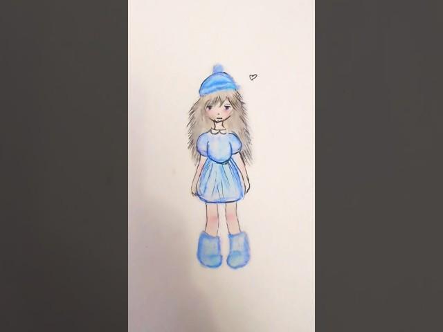 Drawing #drawing #cute #sketchebook #art #sketch #artist #artstyle #fyp #shorts #coloredpencils