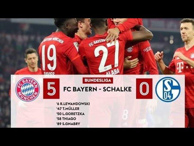 Bayern Munchen vs Schalke 04 5-0 all goals & extended highlights | HD video 25/01/2020