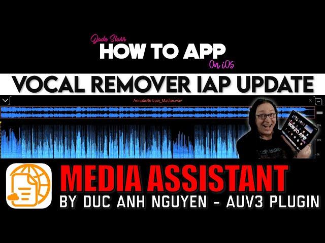 Vocal Remover IAP Update for Media Assistant on iOS - How To App on iOS! - EP 1206 S12