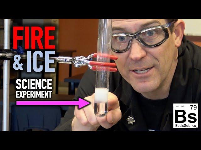 Fire and Ice Science Experiment - Chemical Reactions Demonstration