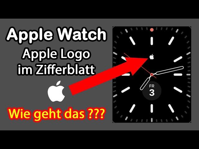 Apple Watch - Apple Logo  im Zifferblatt (in 2 Minuten)