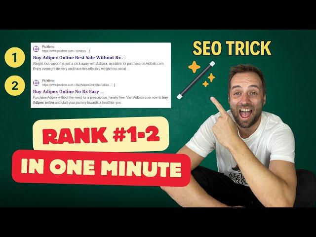 Rank #1 and #2 in 1 Minute on Google (Parasite SEO Trick)