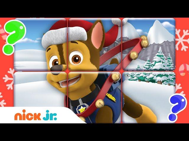 Puzzle Game Mix-Up #7 Holiday Edition w/ Santiago, Blue’s Clues, & PAW Patrol!  | Nick Jr.