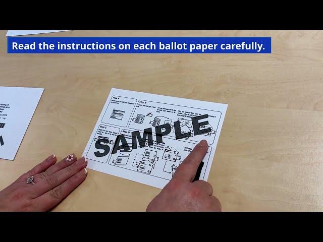 How to complete your postal vote