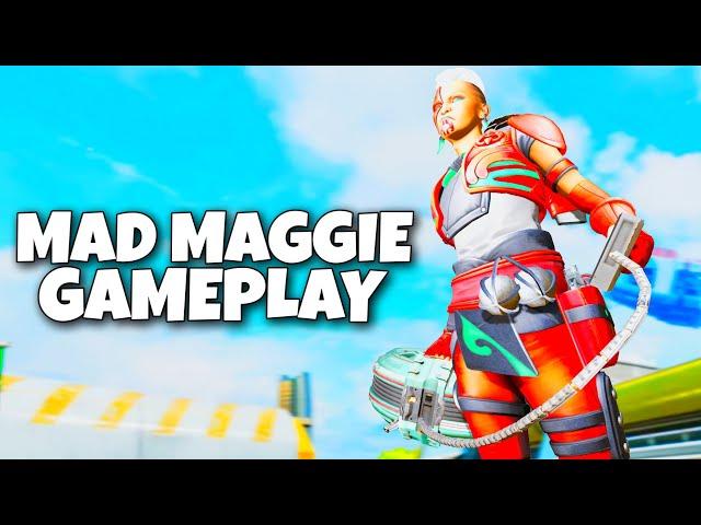 High-Skill Mad Maggie Gameplay | Apex Legends (No Commentary)